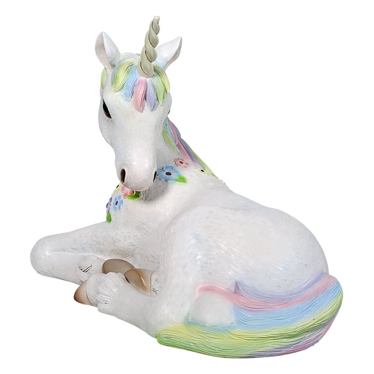 Sparkle the Mystical Magical Resting Unicorn Statue